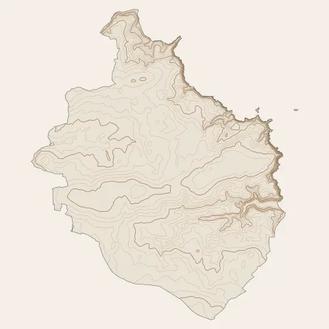 Plouha : courbes de niveau