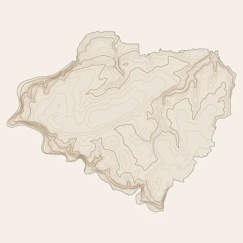 Plourivo : courbes de niveau