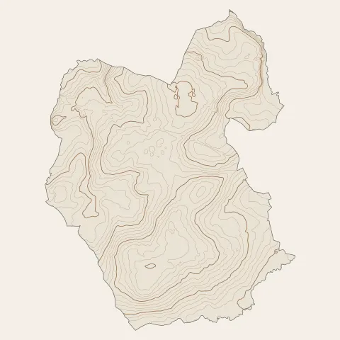 Pommeret : courbes de niveau