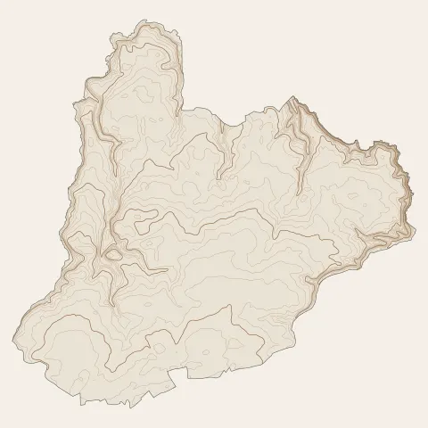 Pordic : courbes de niveau