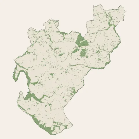 La Roche-Jaudy : bois, forêts et landes