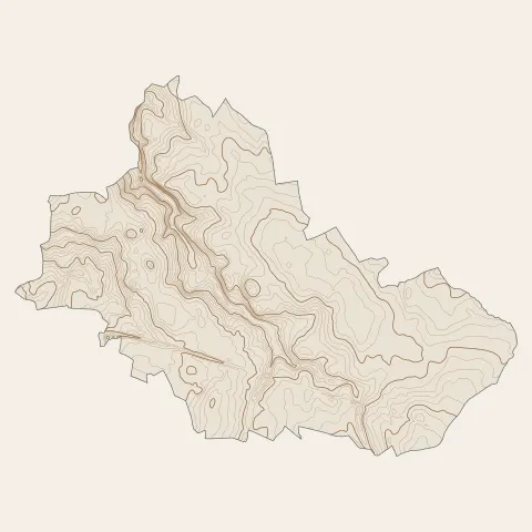 Saint-Agathon : courbes de niveau