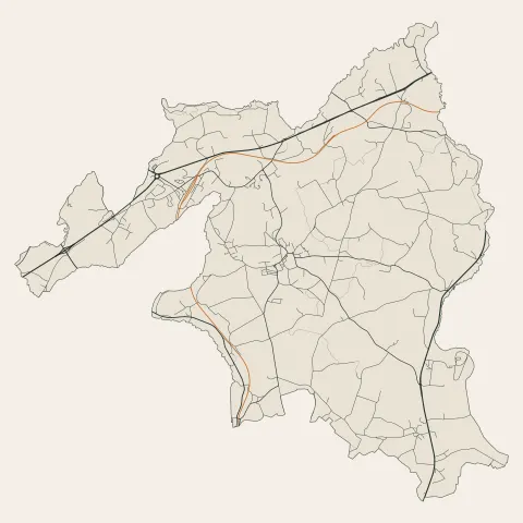Saint-Brandan : voies