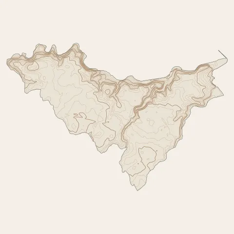 Saint-Brieuc : courbes de niveau