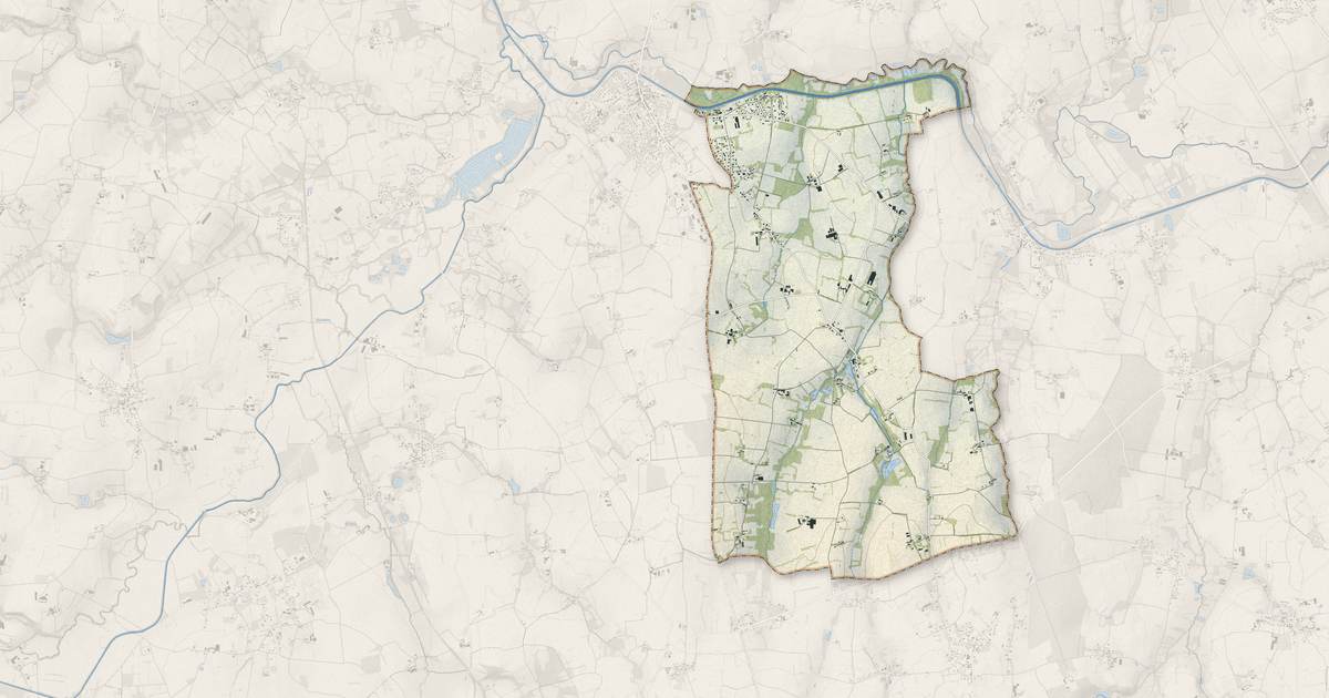 Portrait cartographique de Saint-Judoce : relief, eau, forêts, bâti et voies, calculés à partir des données de l'IGN