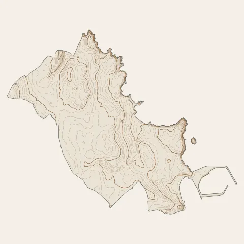 Saint-Quay-Portrieux : courbes de niveau