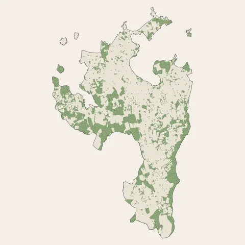 Trégastel : bois, forêts et landes