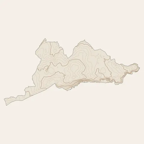 Trégueux : courbes de niveau