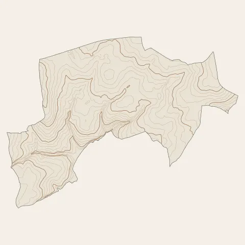 Trélivan : courbes de niveau