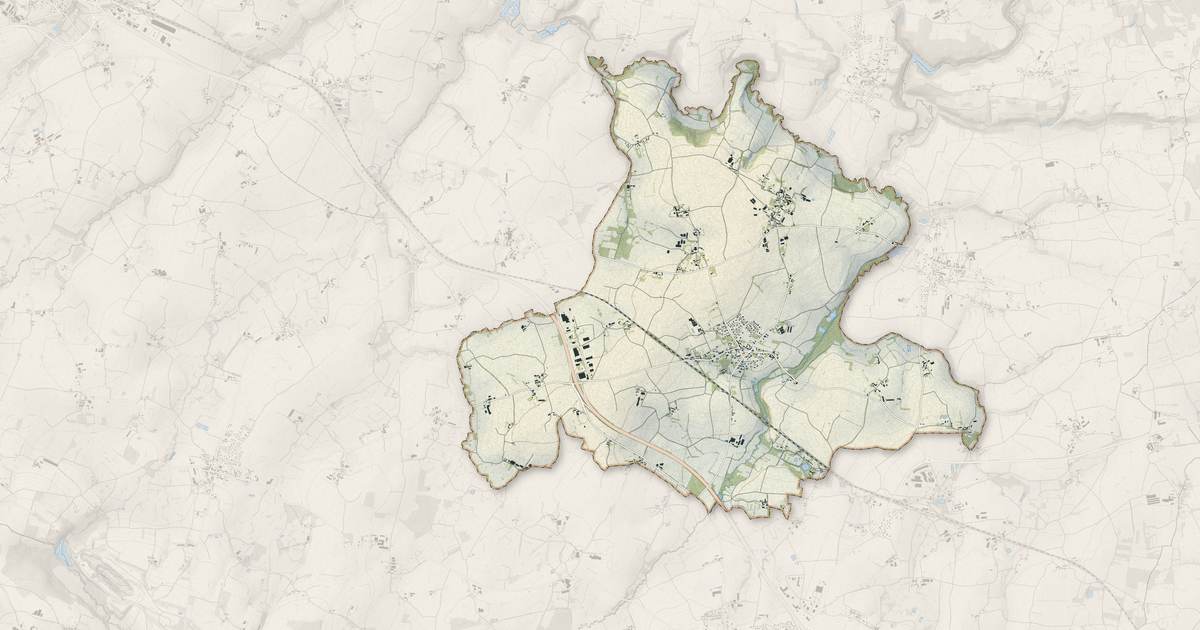 Portrait cartographique de Trémeur : relief, eau, forêts, bâti et voies, calculés à partir des données de l'IGN