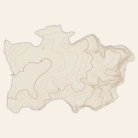 Trémuson : courbes de niveau