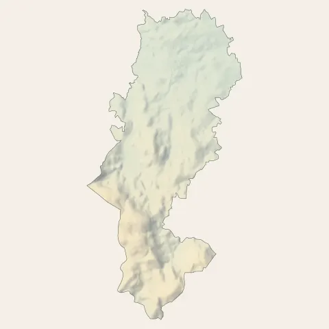 Guéret : relief