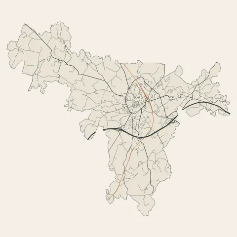 La Souterraine : voies