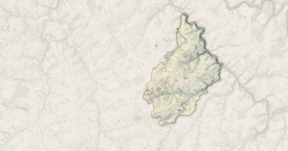 Portrait cartographique de Villard : relief, eau, forêts, bâti et voies, calculés à partir des données de l'IGN