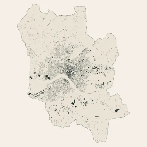 Bergerac : bâti