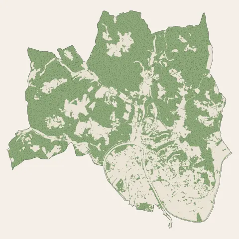 Le Bugue : bois, forêts et landes
