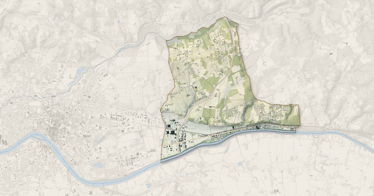 Portrait cartographique de Creysse : relief, eau, forêts, bâti et voies, calculés à partir des données de l'IGN