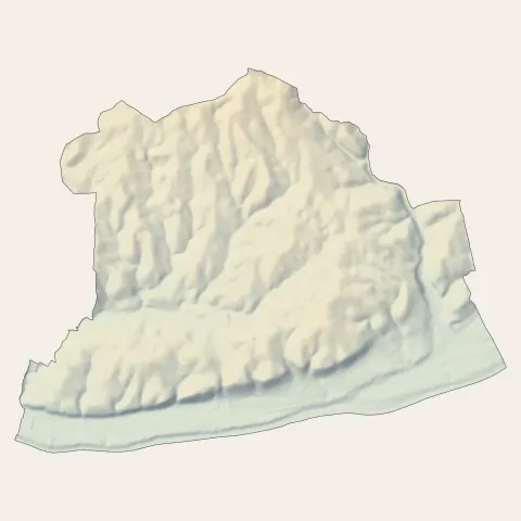 Lalinde : relief
