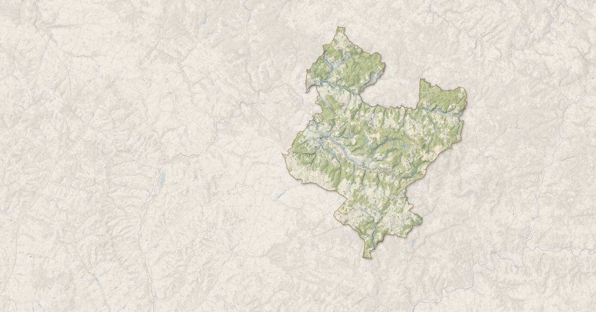 Portrait cartographique de Mareuil en Périgord : relief, eau, forêts, bâti et voies, calculés à partir des données de l'IGN