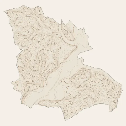 Montignac-Lascaux : courbes de niveau