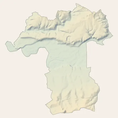 Montpon-Ménestérol : relief