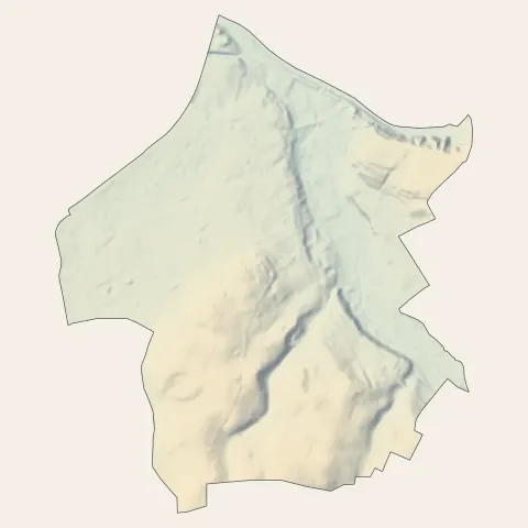 Mussidan : relief