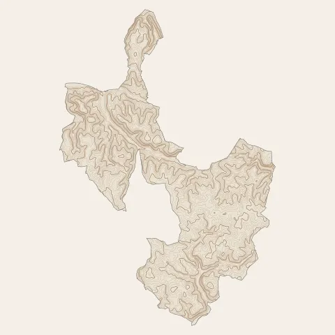 Sanilhac : courbes de niveau
