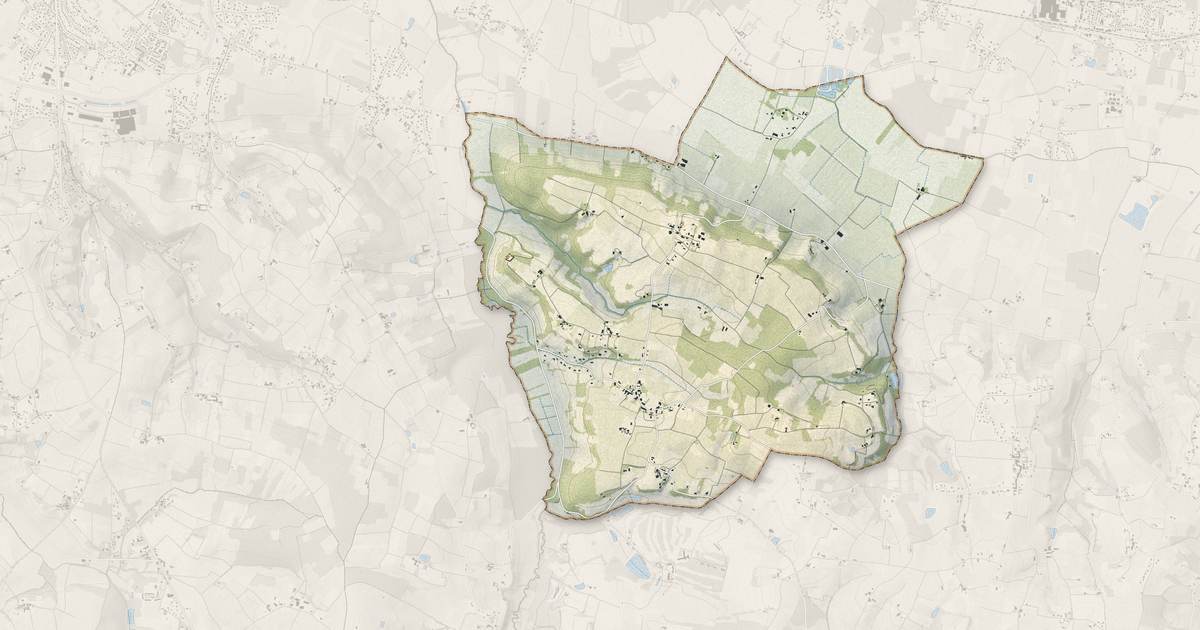 Portrait cartographique de Razac-de-Saussignac : relief, eau, forêts, bâti et voies, calculés à partir des données de l'IGN