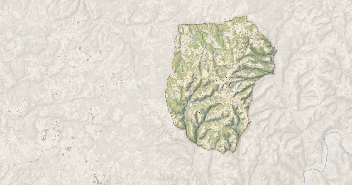 Portrait cartographique de Rouffignac-Saint-Cernin-de-Reilhac : relief, eau, forêts, bâti et voies, calculés à partir des données de l'IGN