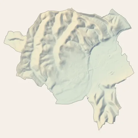 Saint-Astier : relief