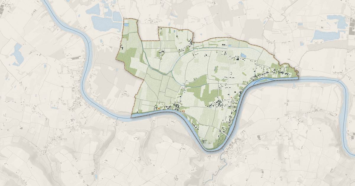 Portrait cartographique de Saint-Seurin-de-Prats : relief, eau, forêts, bâti et voies, calculés à partir des données de l'IGN