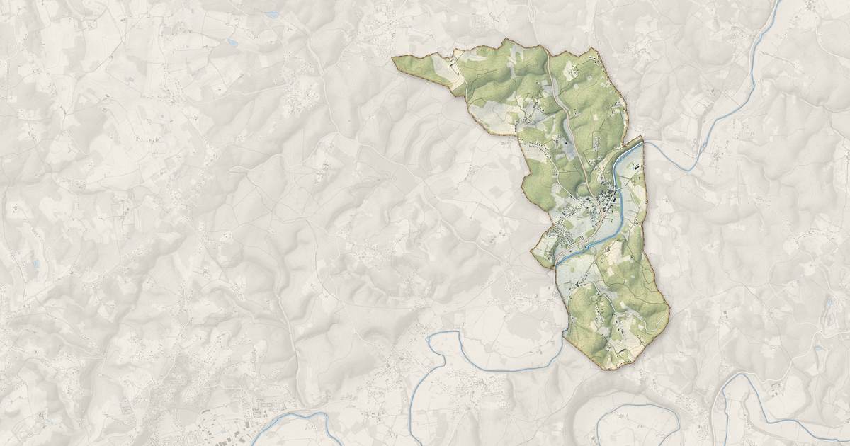 Portrait cartographique de Sarliac-sur-l'Isle : relief, eau, forêts, bâti et voies, calculés à partir des données de l'IGN