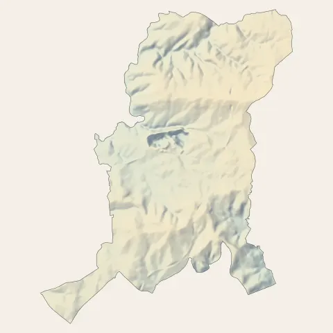 Thiviers : relief