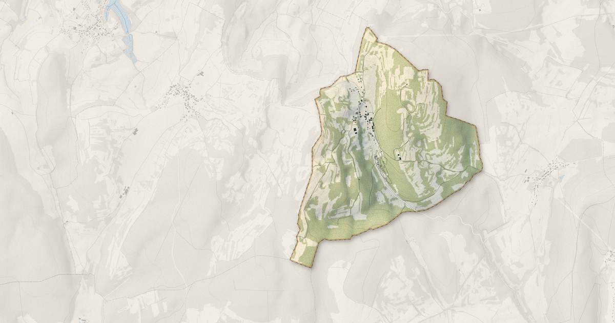 Portrait cartographique de Accolans : relief, eau, forêts, bâti et voies, calculés à partir des données de l'IGN