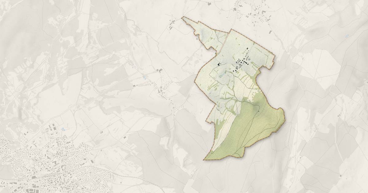 Portrait cartographique de Adam-lès-Vercel : relief, eau, forêts, bâti et voies, calculés à partir des données de l'IGN