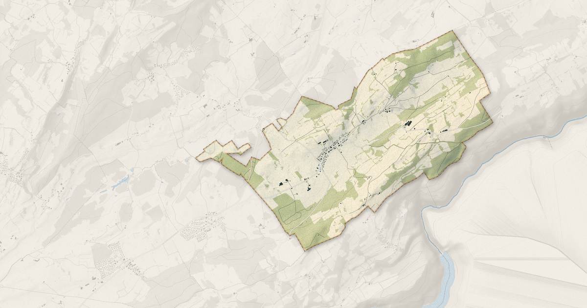 Portrait cartographique de Le Barboux : relief, eau, forêts, bâti et voies, calculés à partir des données de l'IGN
