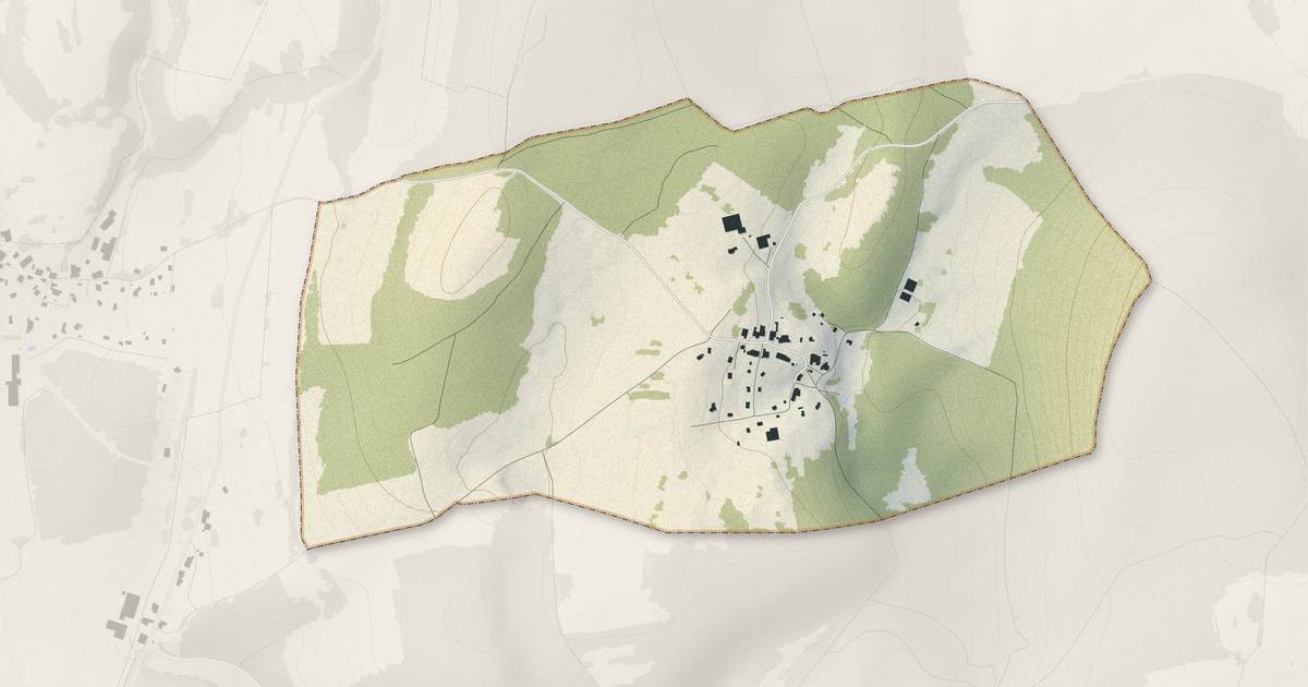Portrait cartographique de Bretigney : relief, eau, forêts, bâti et voies, calculés à partir des données de l'IGN