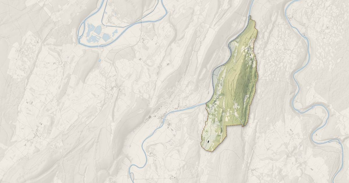 Portrait cartographique de Cessey : relief, eau, forêts, bâti et voies, calculés à partir des données de l'IGN
