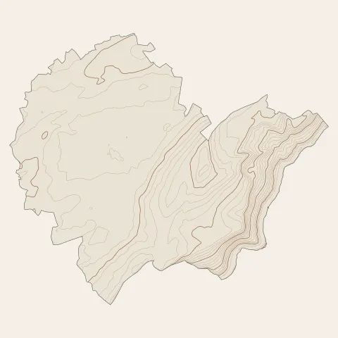 Charquemont : courbes de niveau