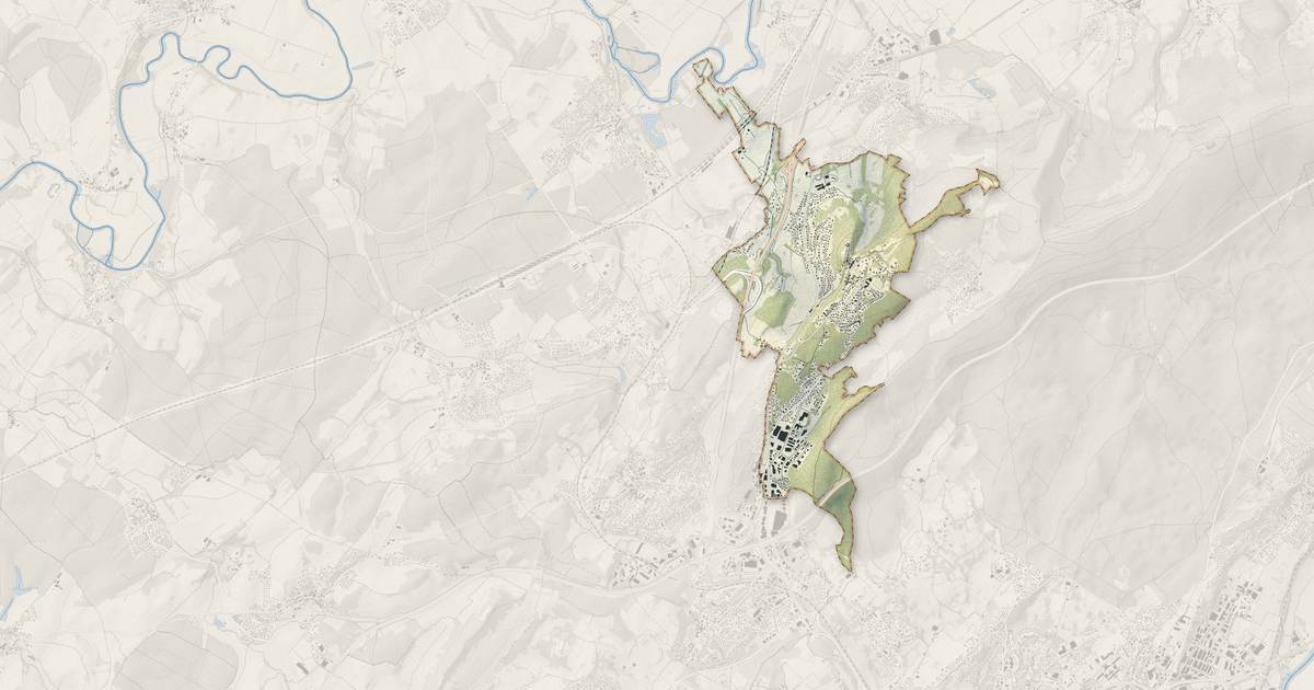 Portrait cartographique de Châtillon-le-Duc : relief, eau, forêts, bâti et voies, calculés à partir des données de l'IGN