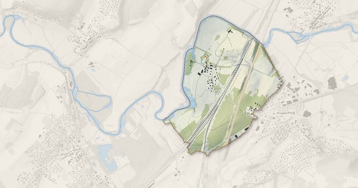 Portrait cartographique de Chevroz : relief, eau, forêts, bâti et voies, calculés à partir des données de l'IGN
