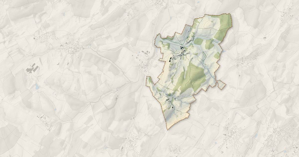 Portrait cartographique de Corcondray : relief, eau, forêts, bâti et voies, calculés à partir des données de l'IGN