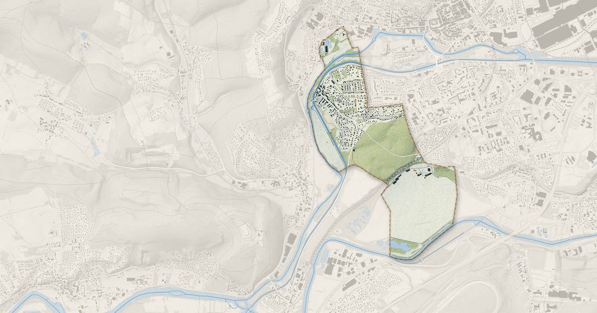 Portrait cartographique de Courcelles-lès-Montbéliard : relief, eau, forêts, bâti et voies, calculés à partir des données de l'IGN