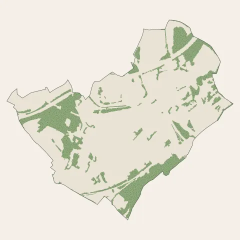 École-Valentin : bois, forêts et landes