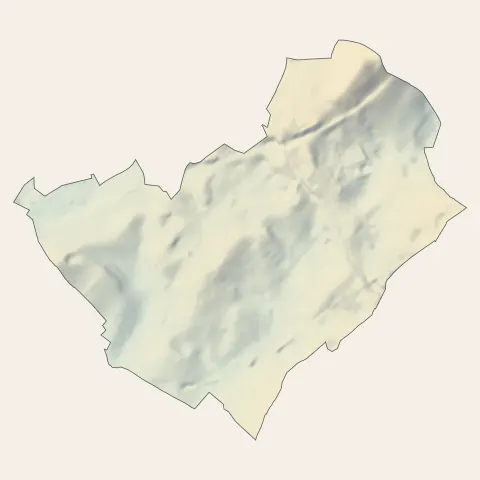 École-Valentin : relief