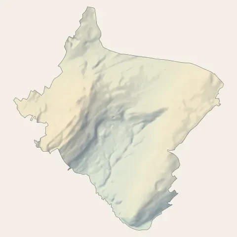 Les Fins : relief