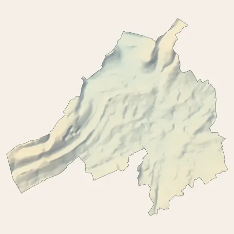 Maîche : relief