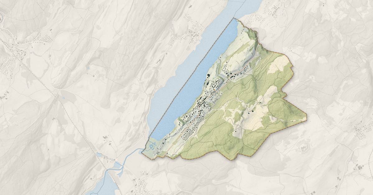 Portrait cartographique de Malbuisson : relief, eau, forêts, bâti et voies, calculés à partir des données de l'IGN
