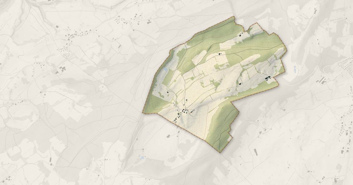 Portrait cartographique de Le Mémont : relief, eau, forêts, bâti et voies, calculés à partir des données de l'IGN