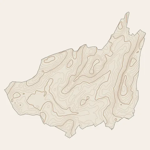 Miserey-Salines : courbes de niveau